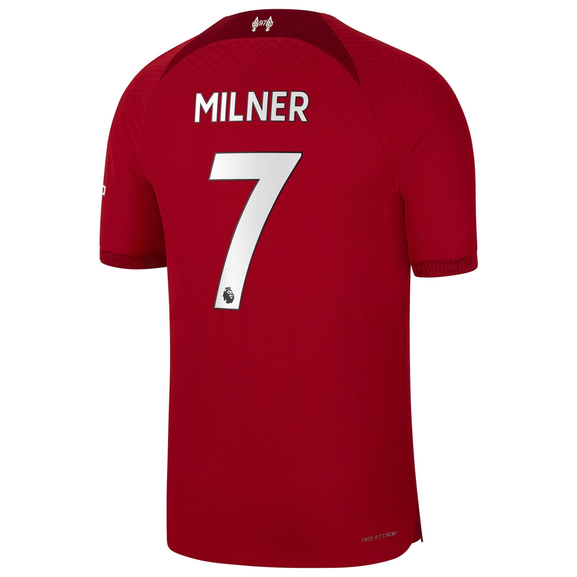 Liverpool Home Vapor Match Shirt 2022/23 with Milner 7 printing