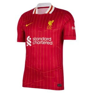 Liverpool Home Stadium Shirt 2024-25 with Virgil 4 printing