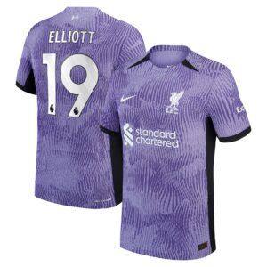 Liverpool Third Dri-Fit Adv Match Shirt 2023-24 with Elliott 19 printing