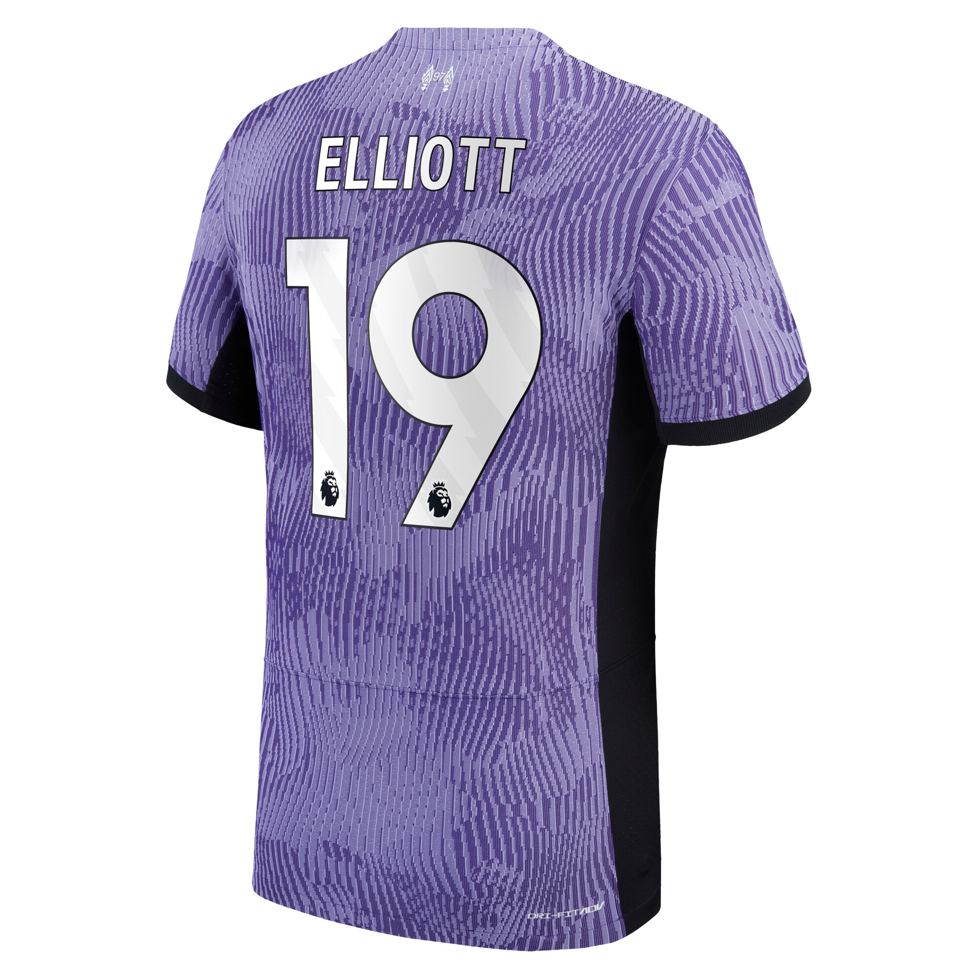 Liverpool Third Dri-Fit Adv Match Shirt 2023-24 with Elliott 19 printing