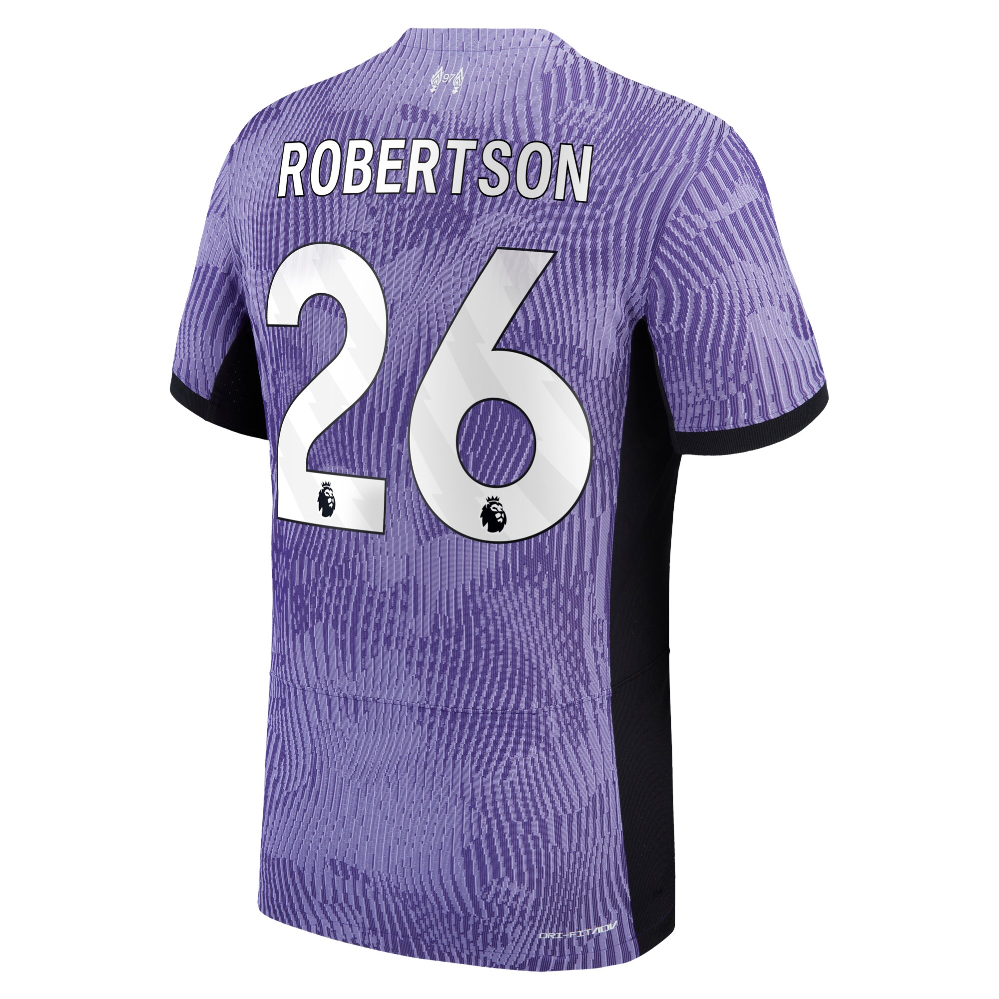 Liverpool Third Dri-Fit Adv Match Shirt 2023-24 with Robertson 26 printing