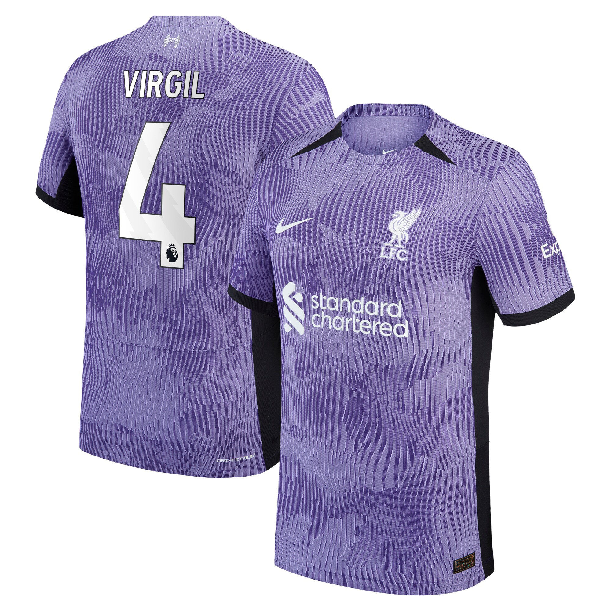 Liverpool Third Dri-Fit Adv Match Shirt 2023-24 with Virgil 4 printing