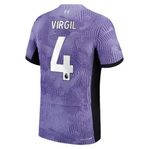 Liverpool Third Dri-Fit Adv Match Shirt 2023-24 with Virgil 4 printing