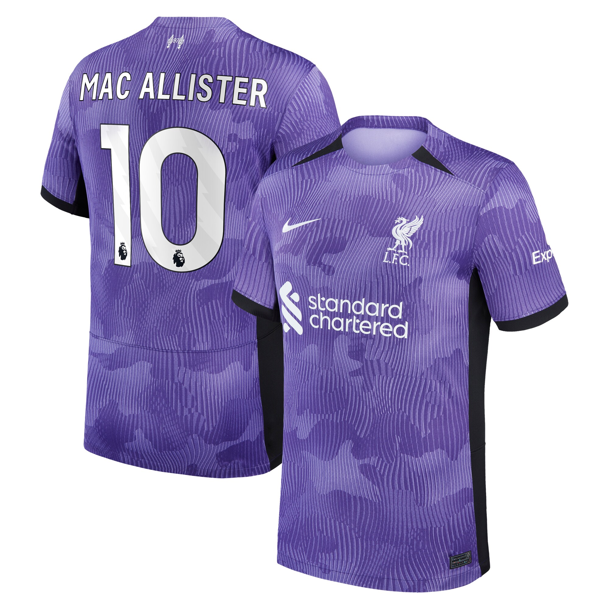 Liverpool Third Stadium Shirt 2023-24 with Mac Allister 10 printing
