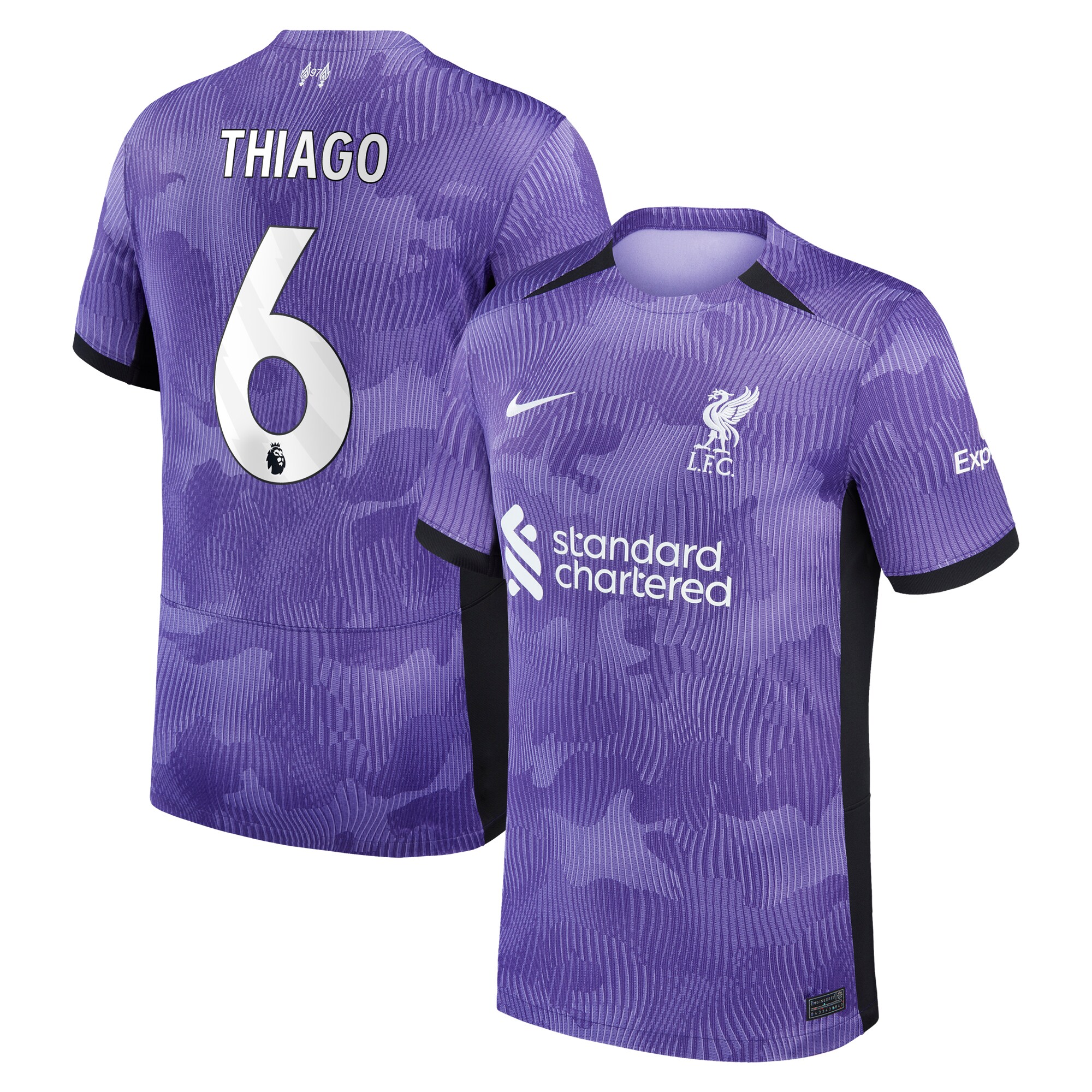 Liverpool Third Stadium Shirt 2023-24 with Thiago 6 printing