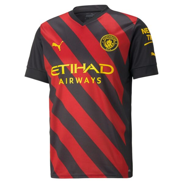 Manchester City Away Shirt 2022-23 with Bernardo 20 printing