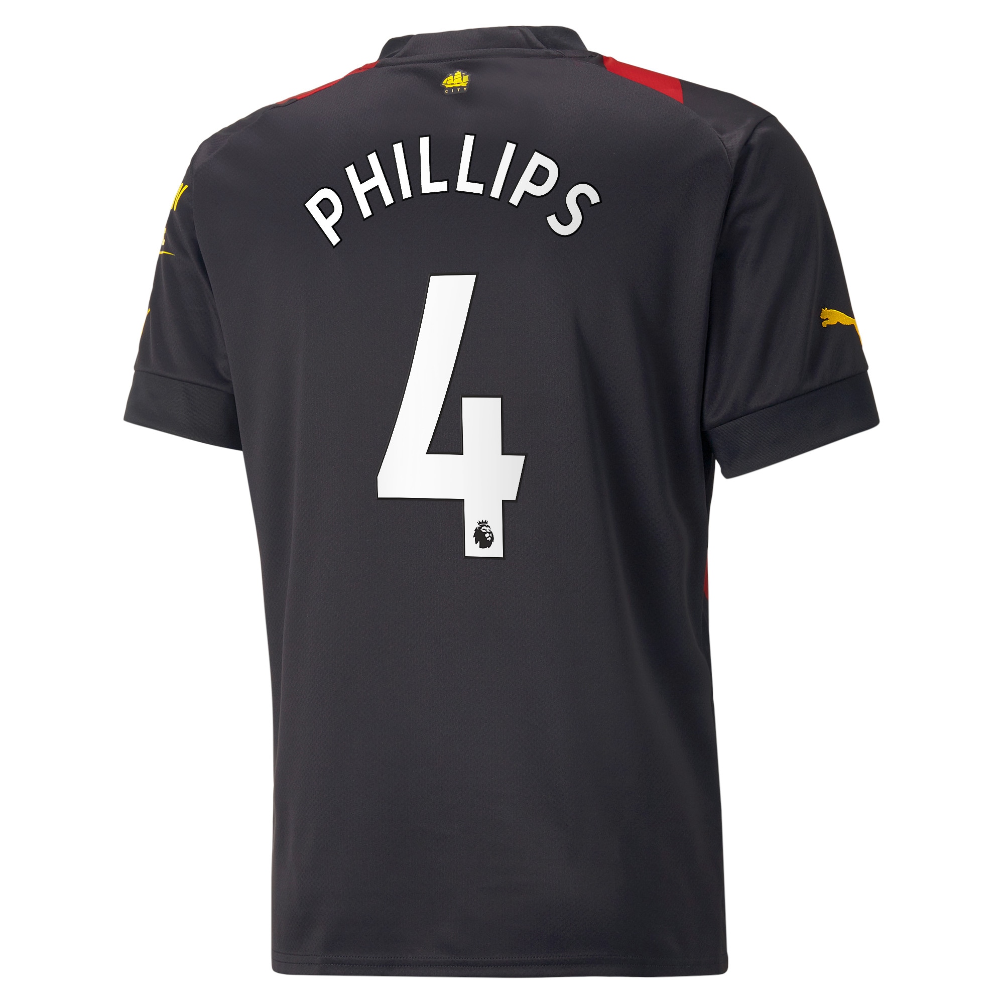 Manchester City Away Shirt 2022-2023 with Phillips 4 printing