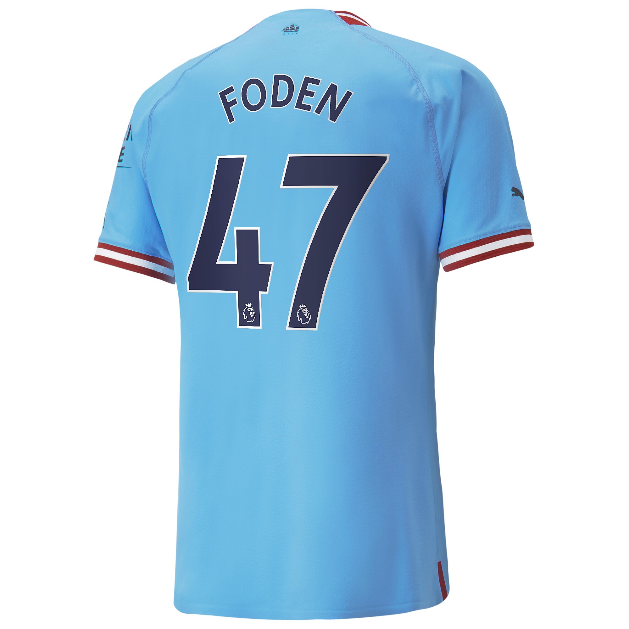 Manchester City Home Authentic Shirt 2022/23 with Foden 47 printing