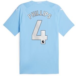 Manchester City Home Authentic Shirt 2023-24 with Phillips 4 printing