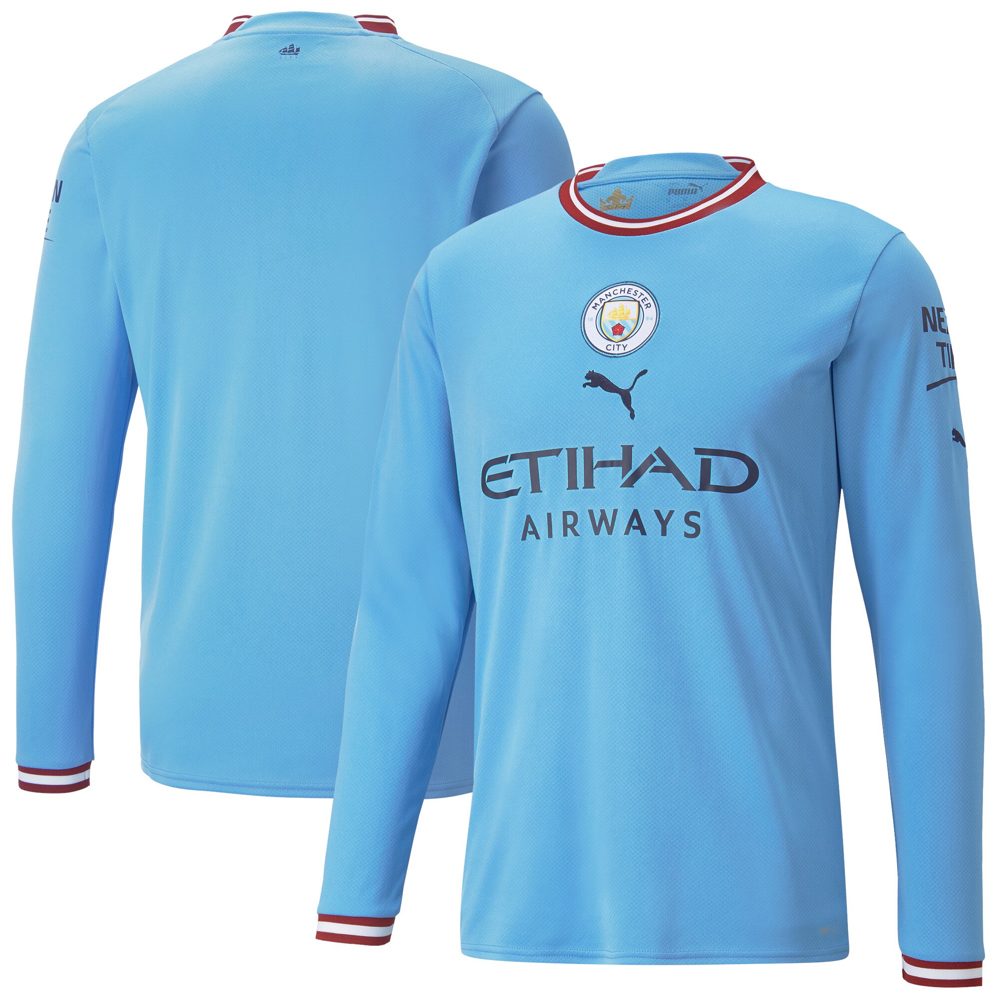 Manchester City Home Shirt 2022/23 Long Sleeve