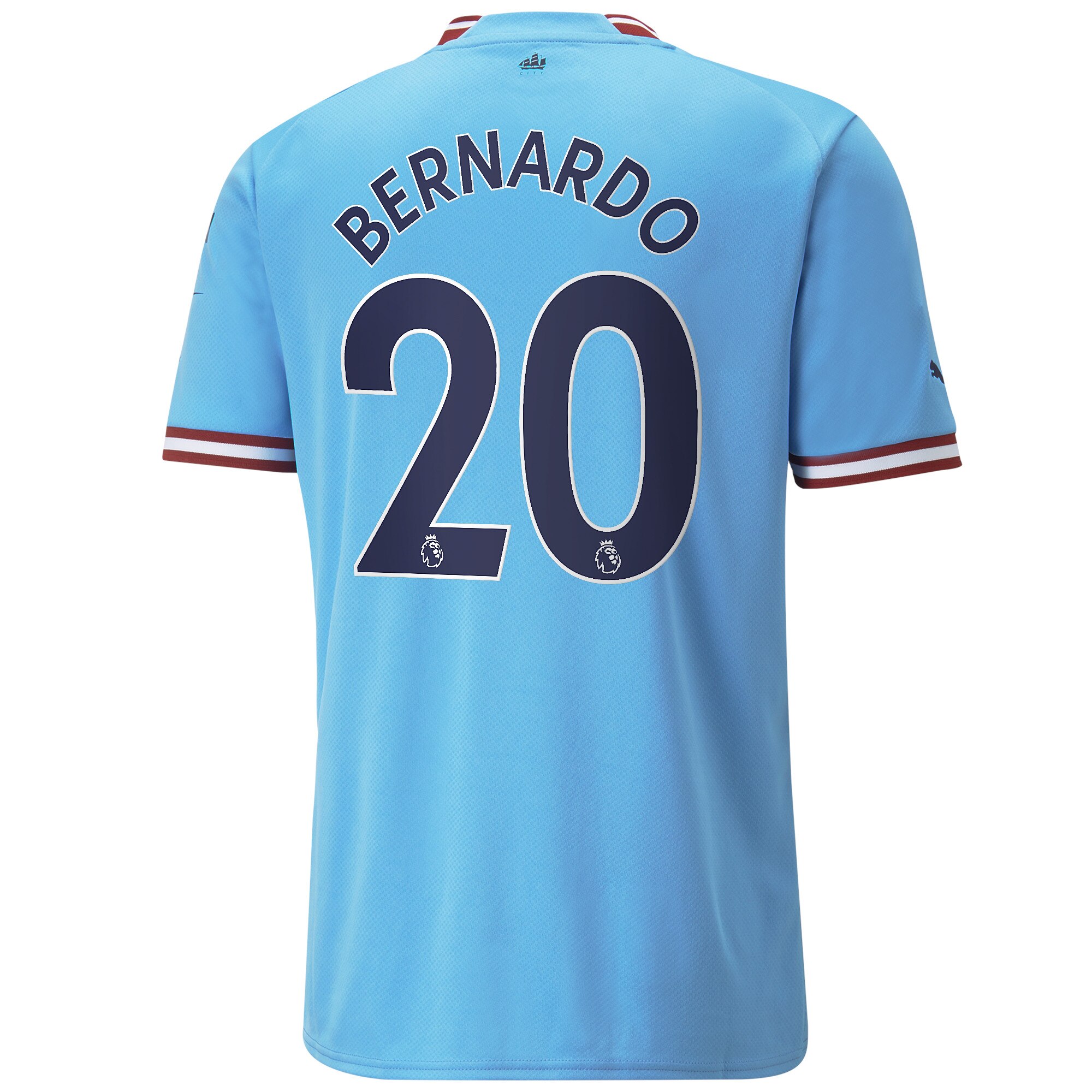 Manchester City Home Shirt 2022/23 with Bernardo 20 printing