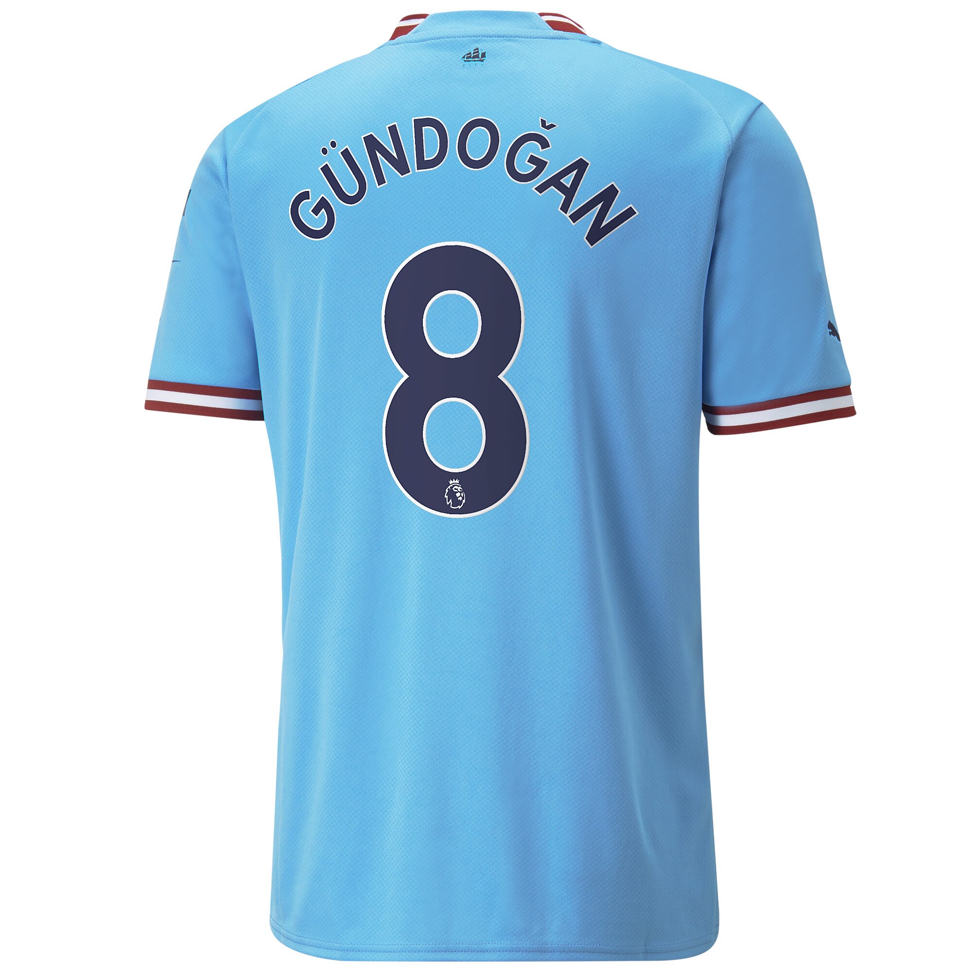 Manchester City Home Shirt 2022/23 with Gündogan 8 printing