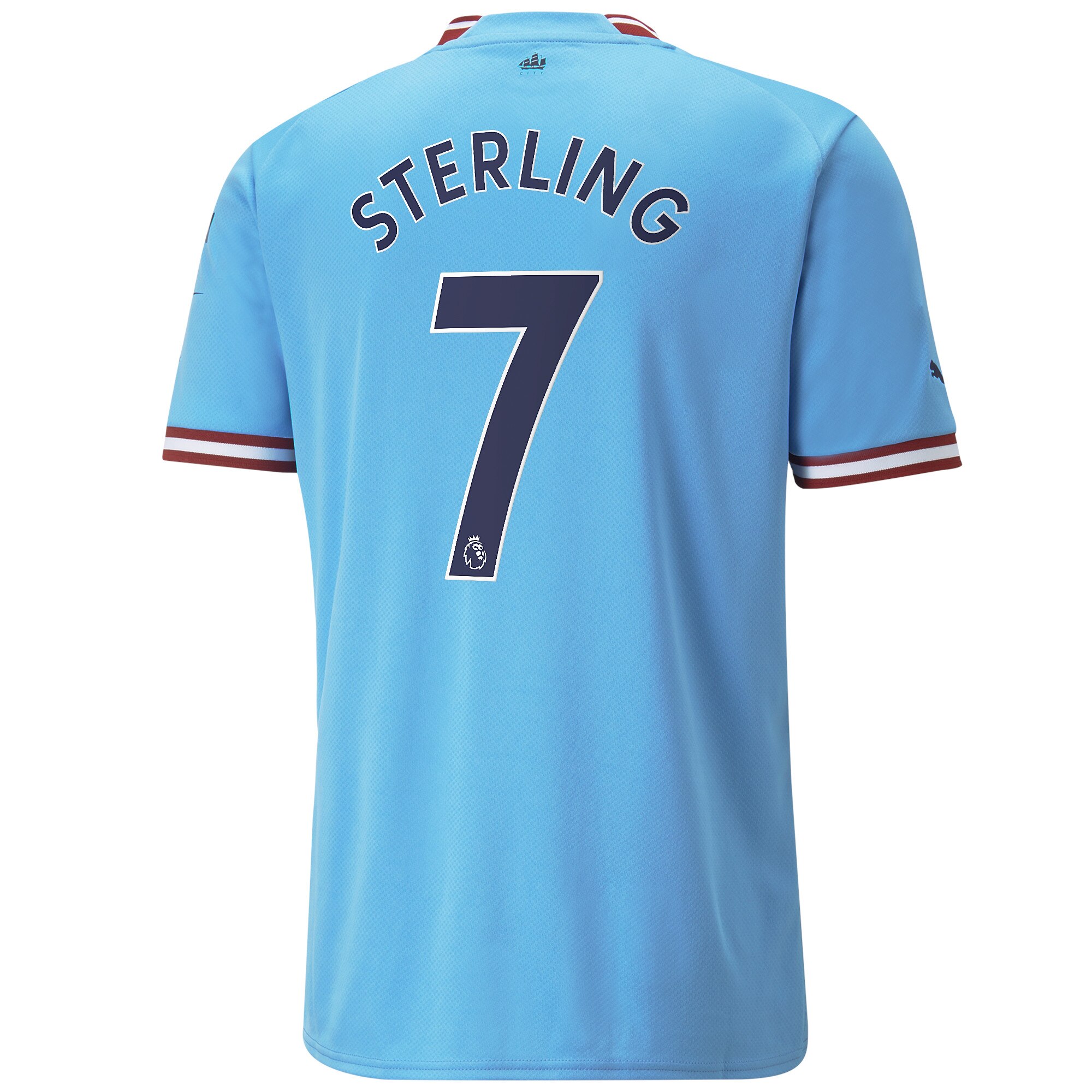 Manchester City Home Shirt 2022/23 with Sterling 7 printing