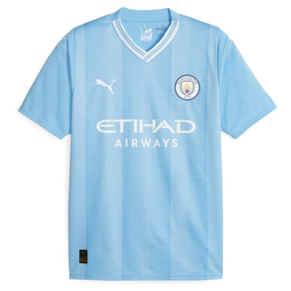 Manchester City Home Shirt 2023-24 with Lewis 82 printing