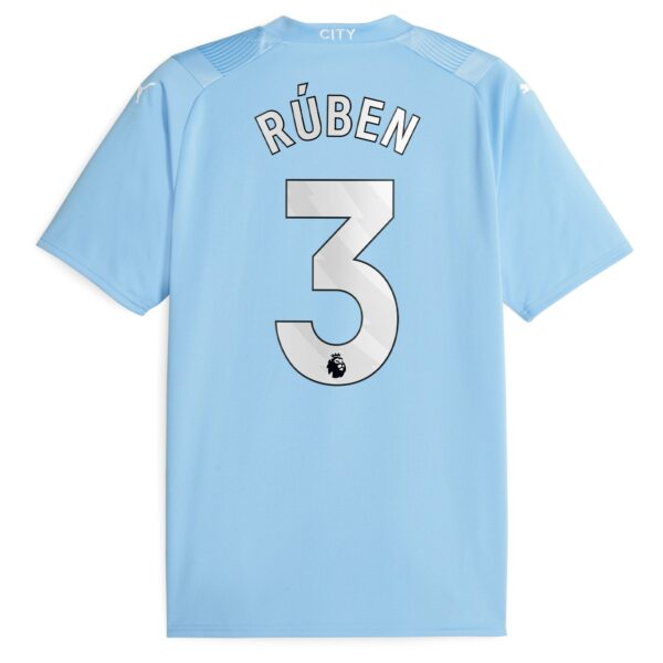 Manchester City Home Shirt 2023-24 with Rúben 3 printing