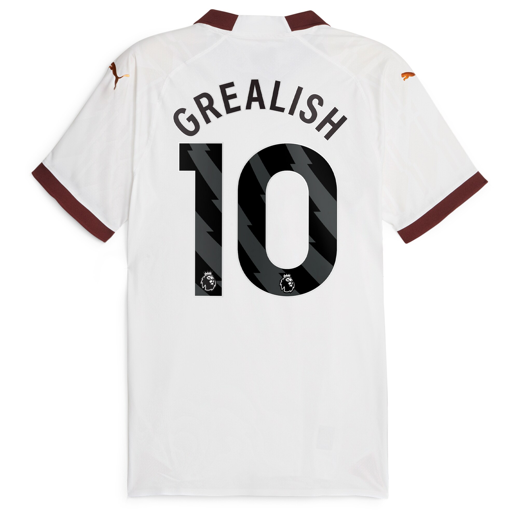 Manchester City Away Authentic Shirt 2023-24 with Grealish 10 printing
