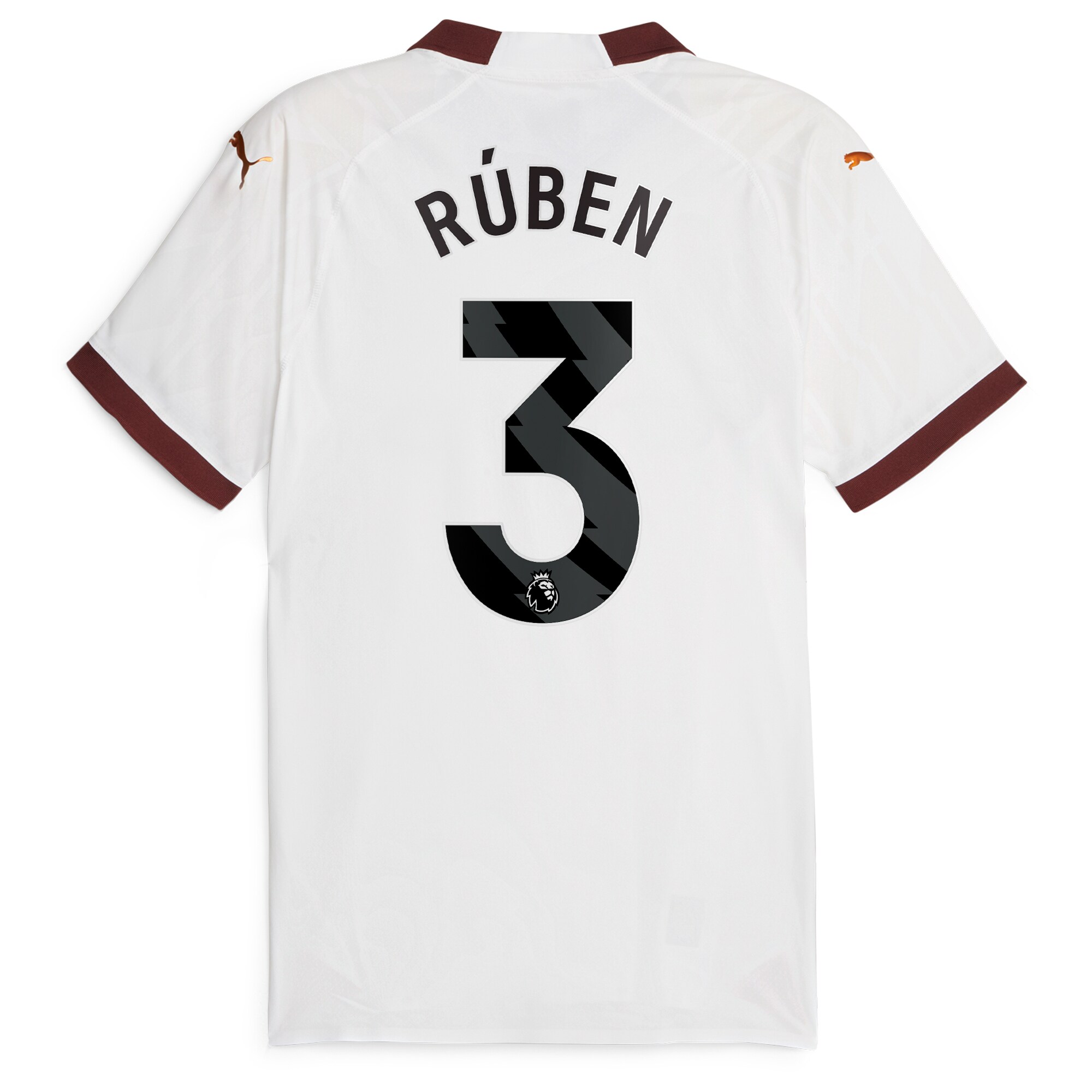 Manchester City Away Authentic Shirt 2023-24 with Rúben 3 printing