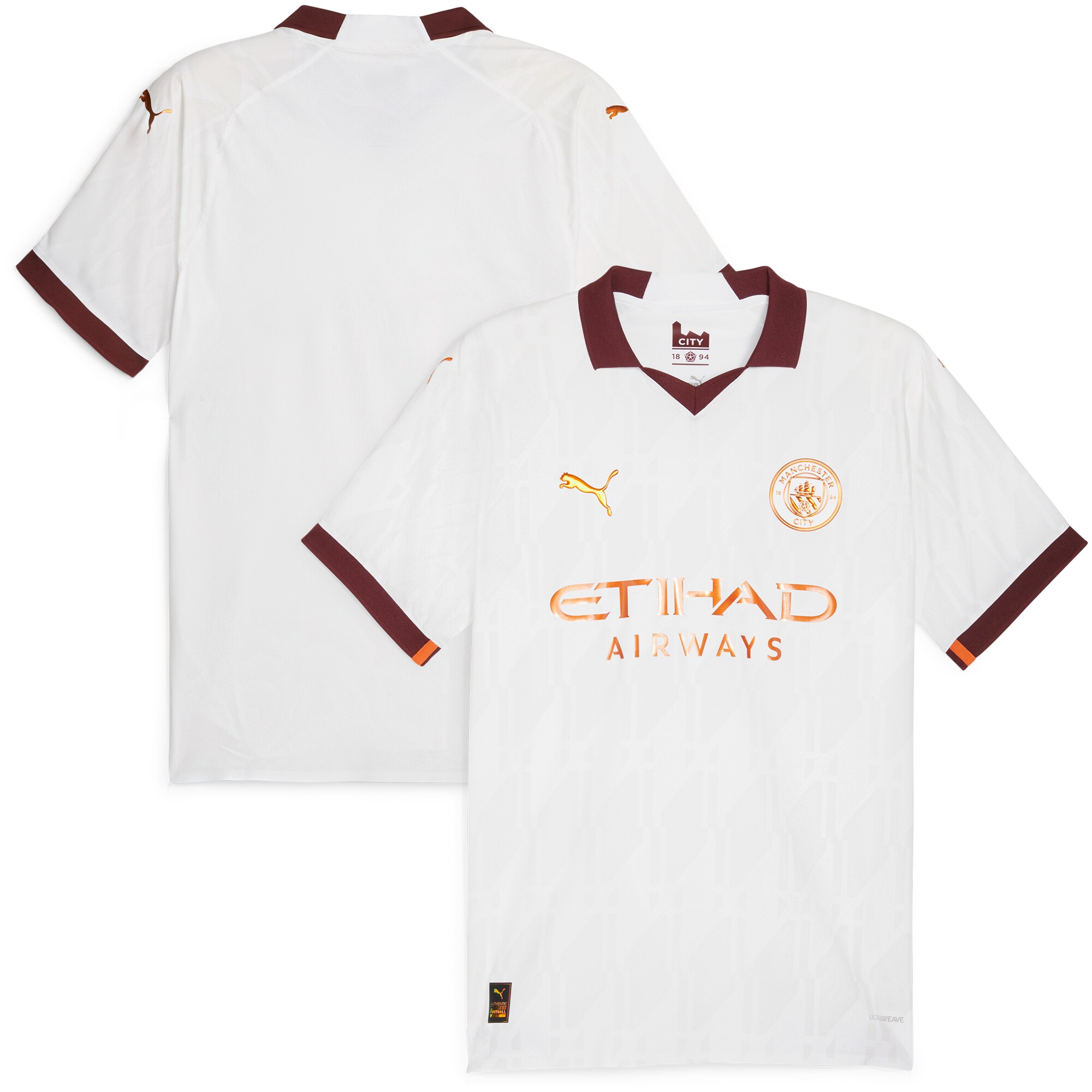 Manchester City Away Authentic Shirt 2023-24