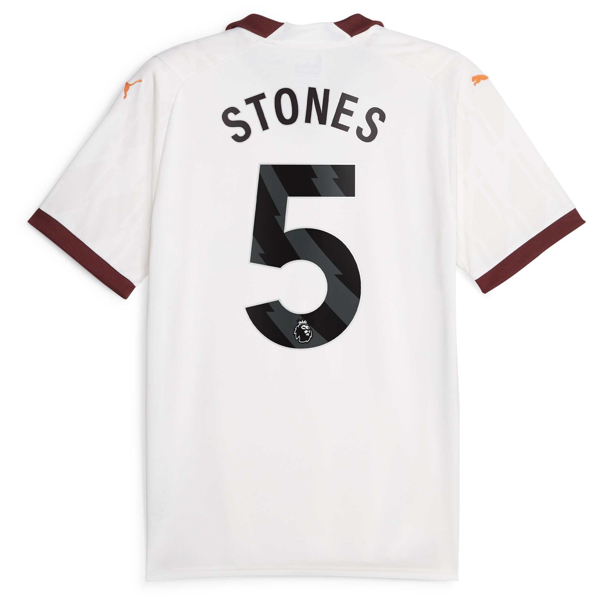 Manchester City Away Shirt 2023-24 with Stones 5 printing