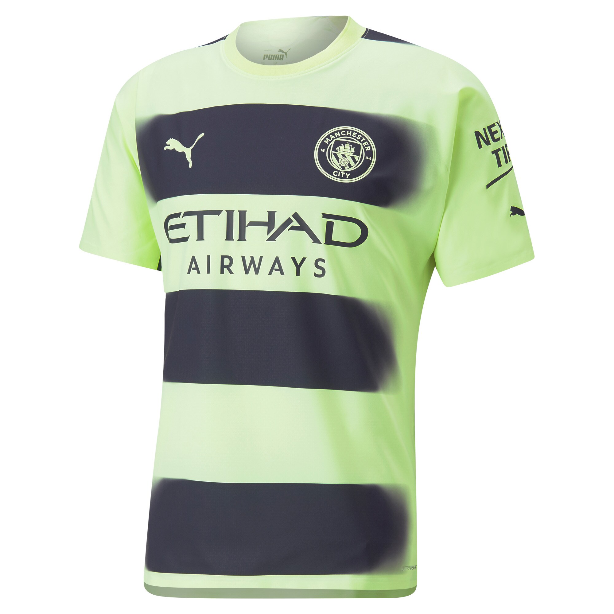 Manchester City Third Authentic Shirt 2022-23 with De Bruyne 17 printing
