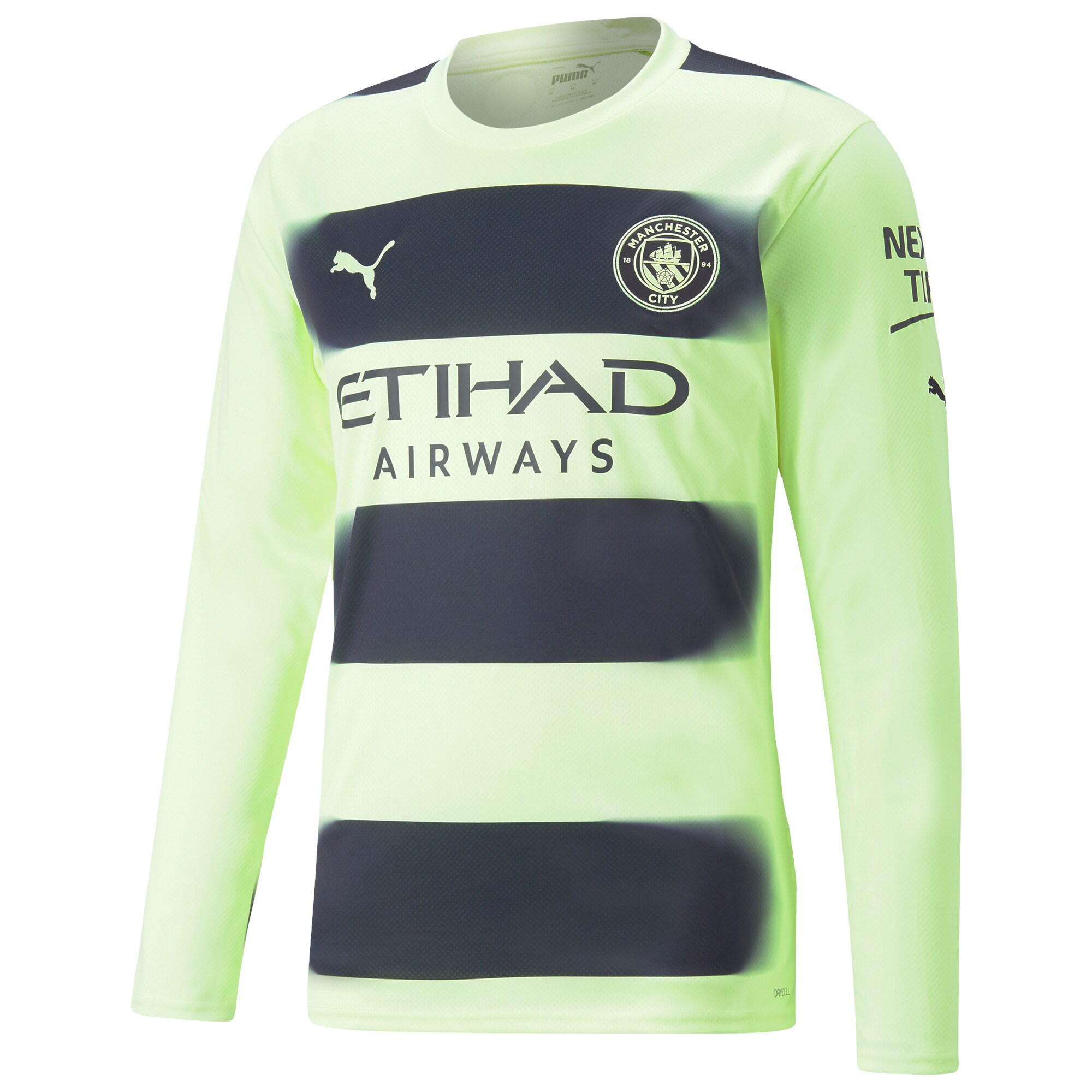 Manchester City Third Shirt 2022-23 - Long Sleeve with Haaland 9 printing