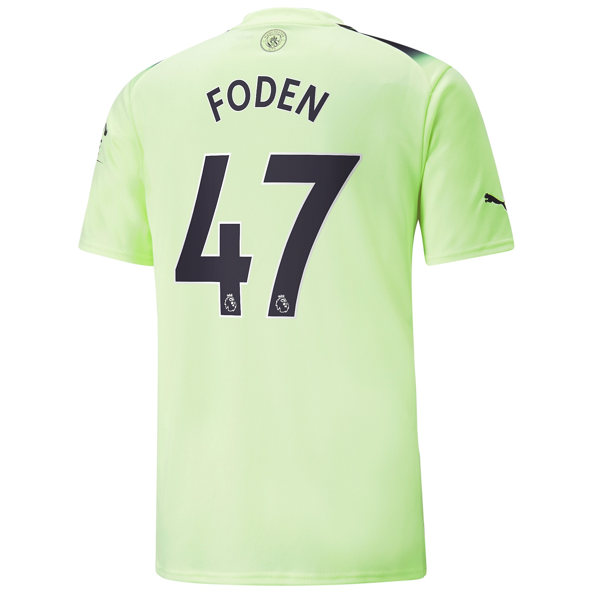 Manchester City Third Shirt 2022-23 with Foden 47 printing