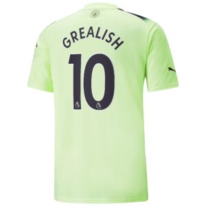 Manchester City Third Shirt 2022-23 with Grealish 10 printing