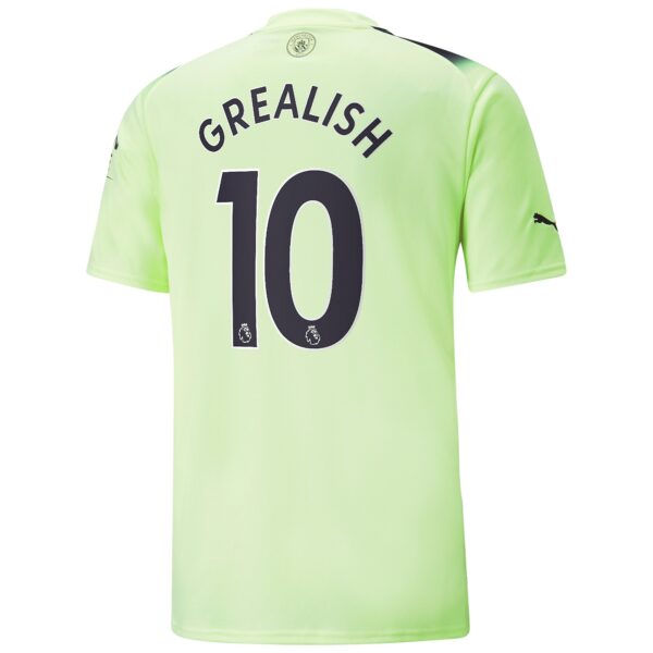Manchester City Third Shirt 2022-23 with Grealish 10 printing