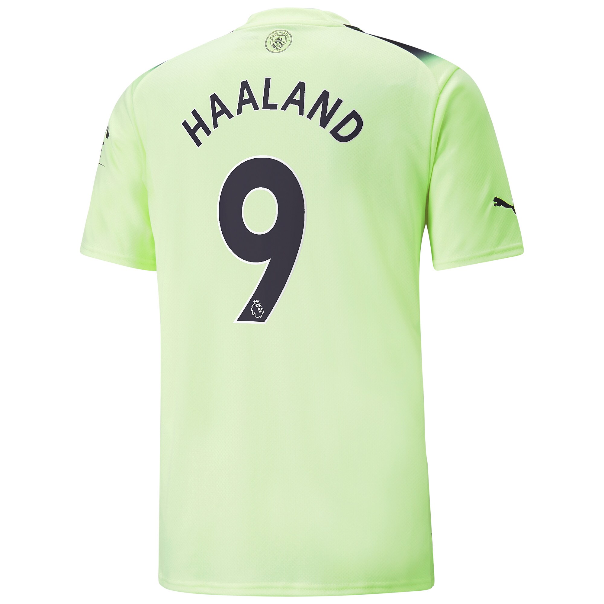 Manchester City Third Shirt 2022-23 with Haaland 9 printing