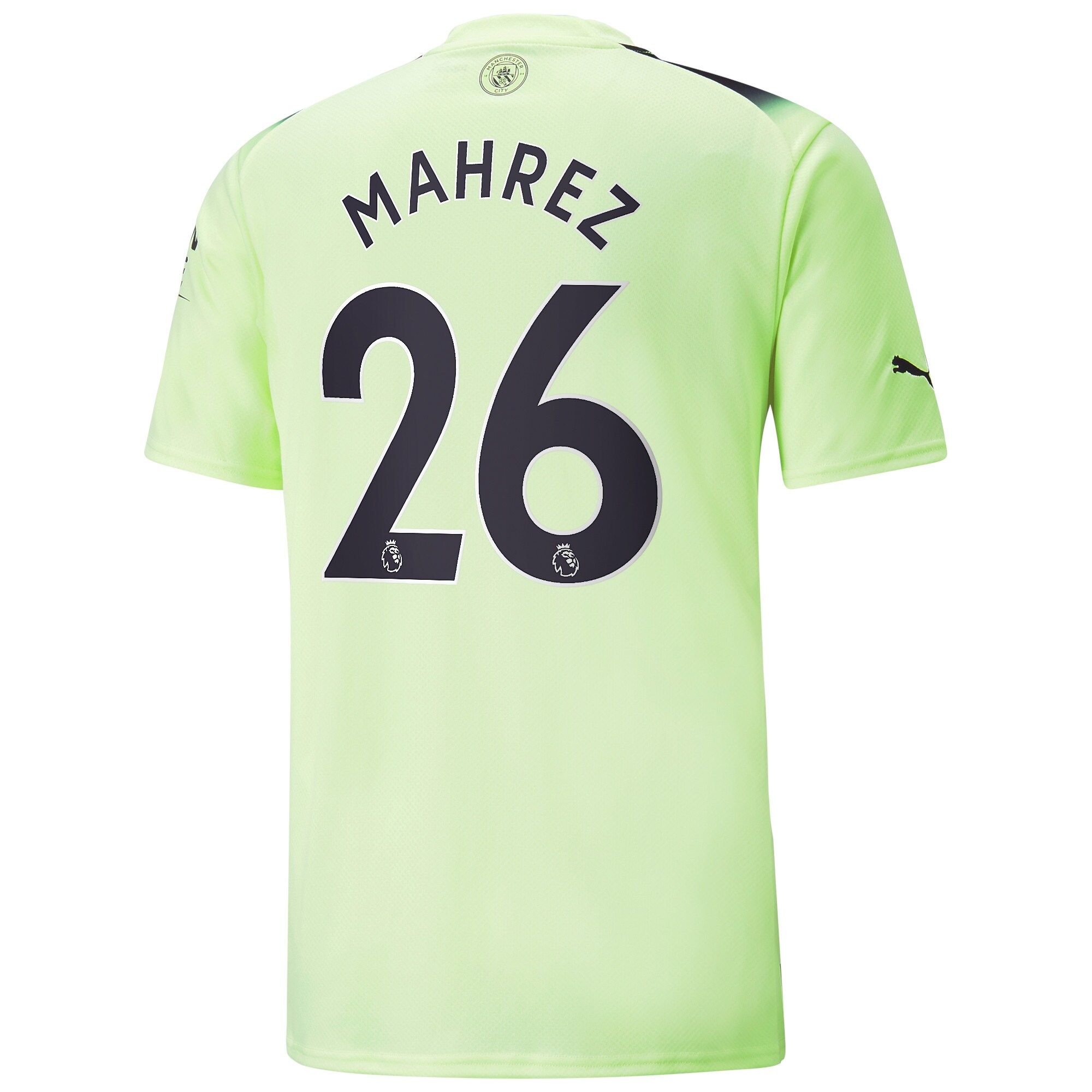 Manchester City Third Shirt 2022-23 with Mahrez 26 printing