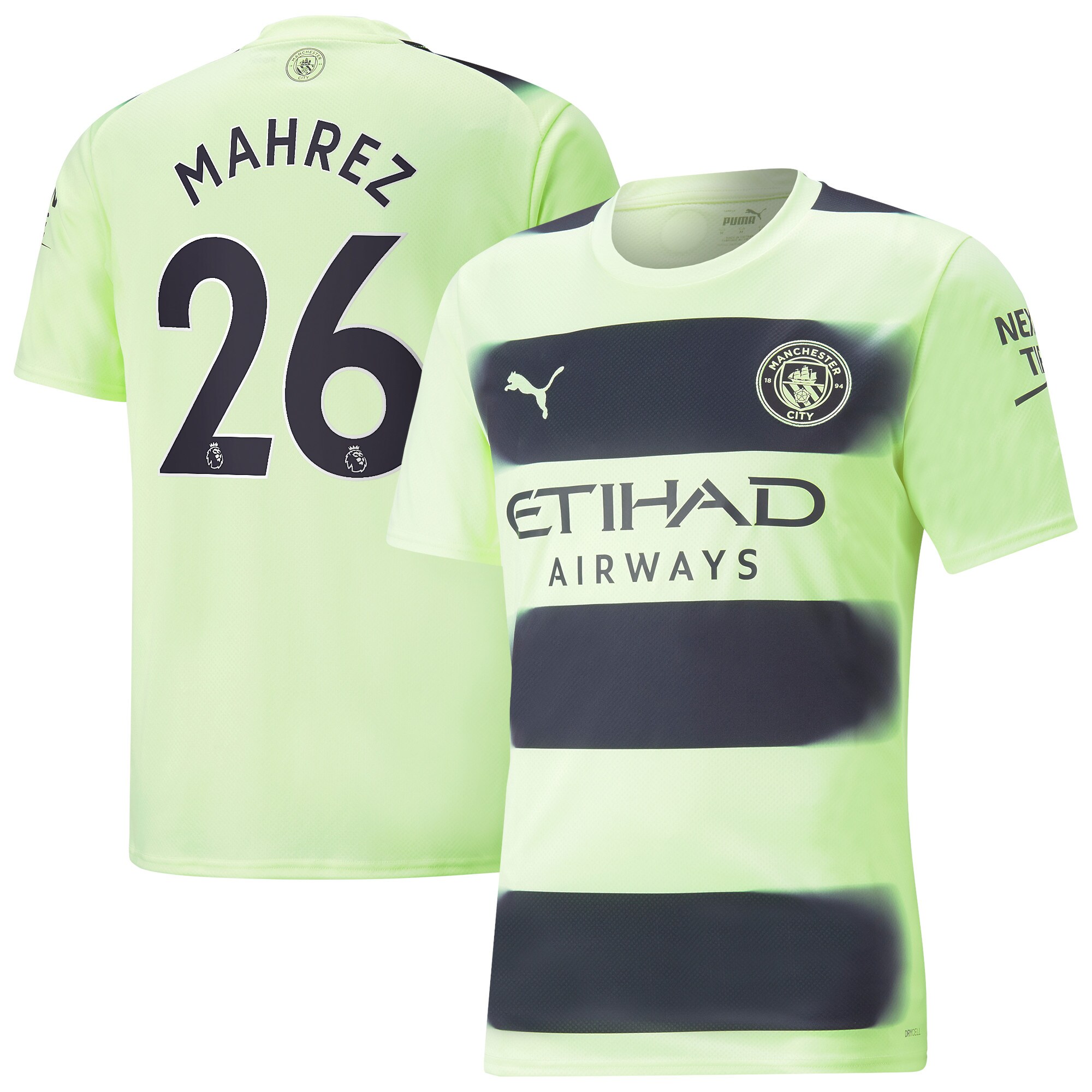 Manchester City Third Shirt 2022-23 with Mahrez 26 printing