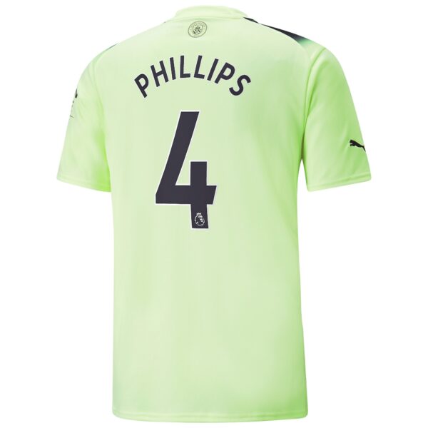 Manchester City Third Shirt 2022-23 with Phillips 4 printing