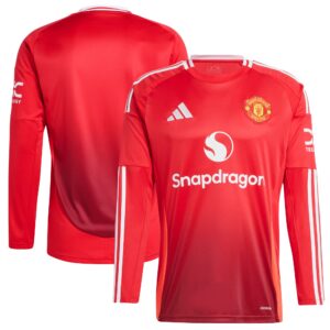 Manchester United Home Shirt 2024-25 - Long Sleeve