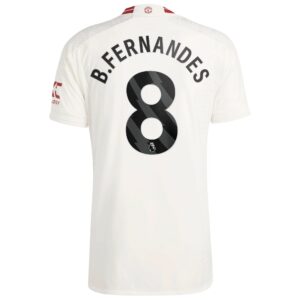 Manchester United EPL Third Authentic Shirt 2023-24 with B.Fernandes 8 printing