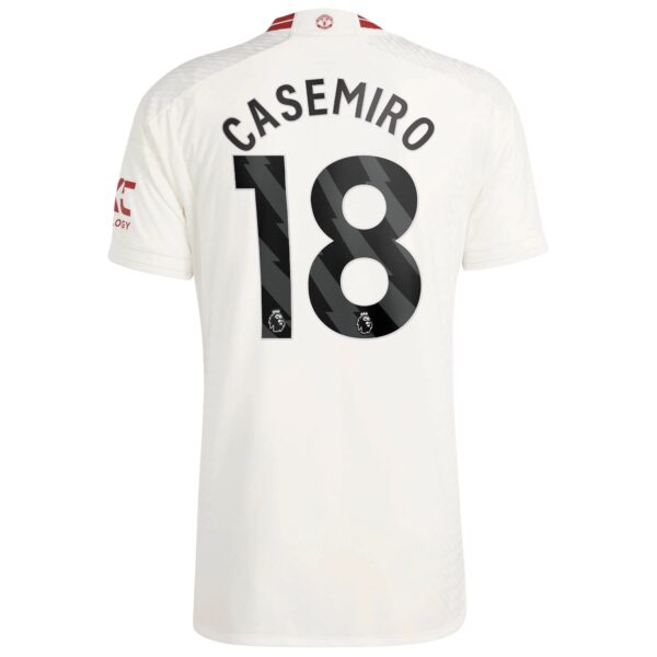 Manchester United EPL Third Authentic Shirt 2023-24 with Casemiro 18 printing
