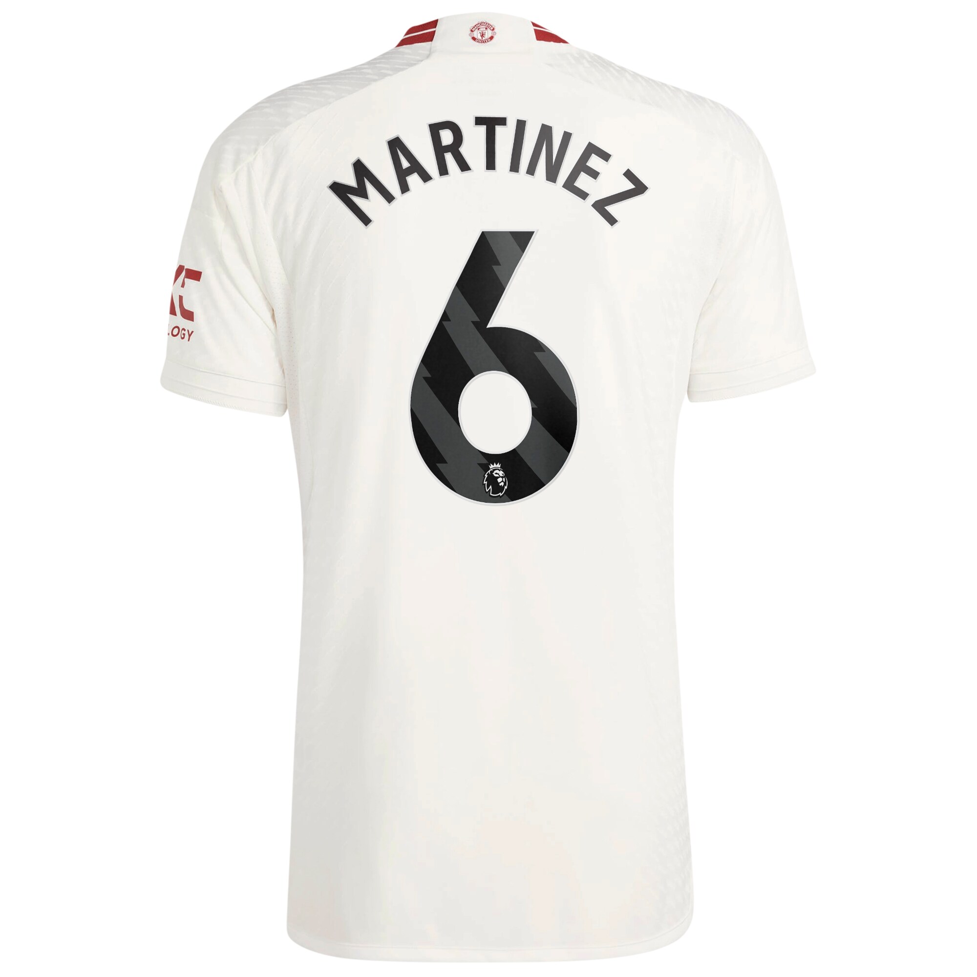 Manchester United EPL Third Authentic Shirt 2023-24 with Martinez 6 printing