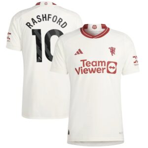Manchester United EPL Third Authentic Shirt 2023-24 with Rashford 10 printing