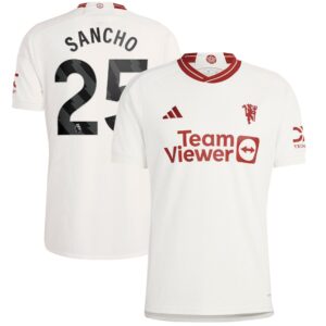Manchester United EPL Third Shirt 2023-24 with Sancho 25 printing