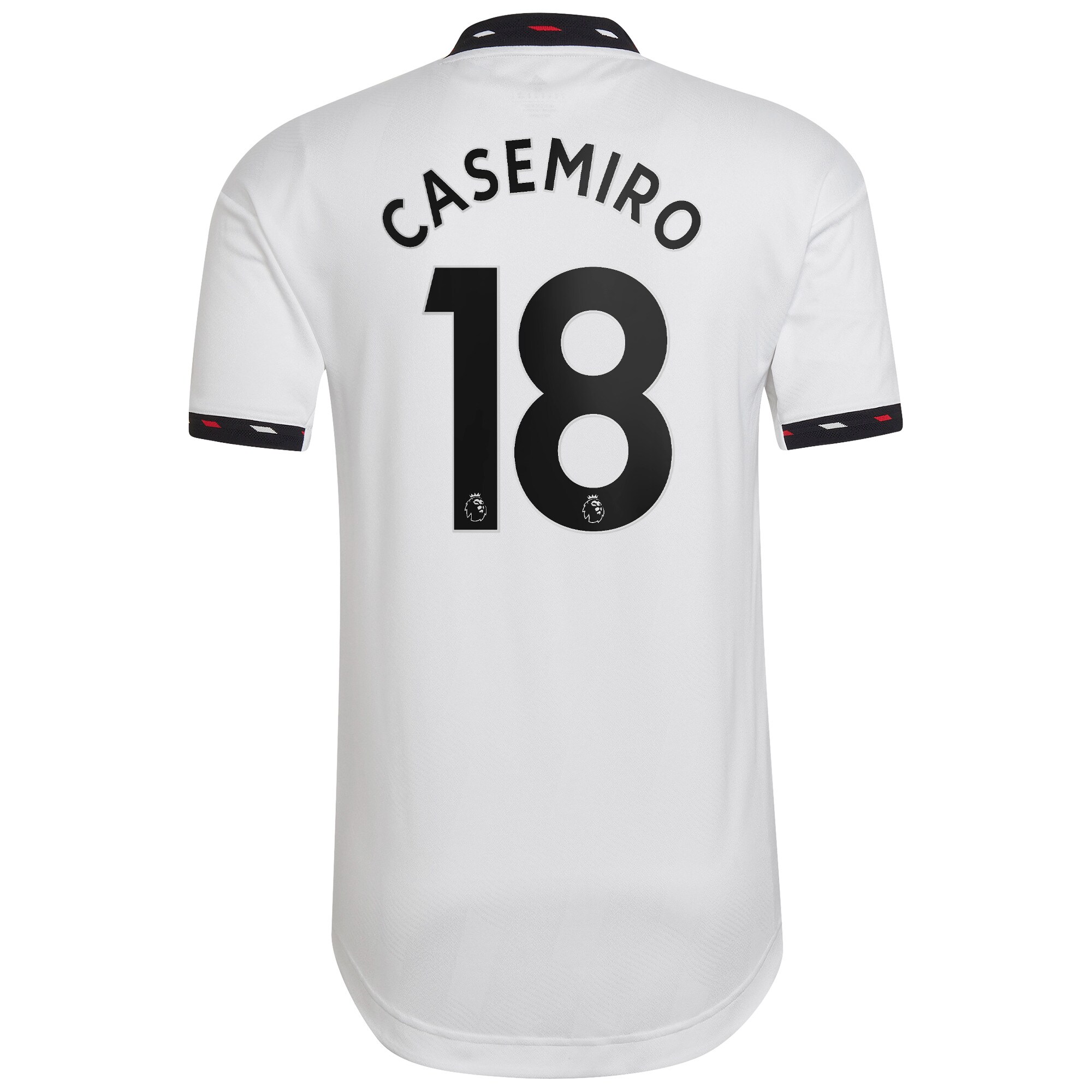 Manchester United Away Authentic Shirt 2022-23 with Casemiro 18 printing