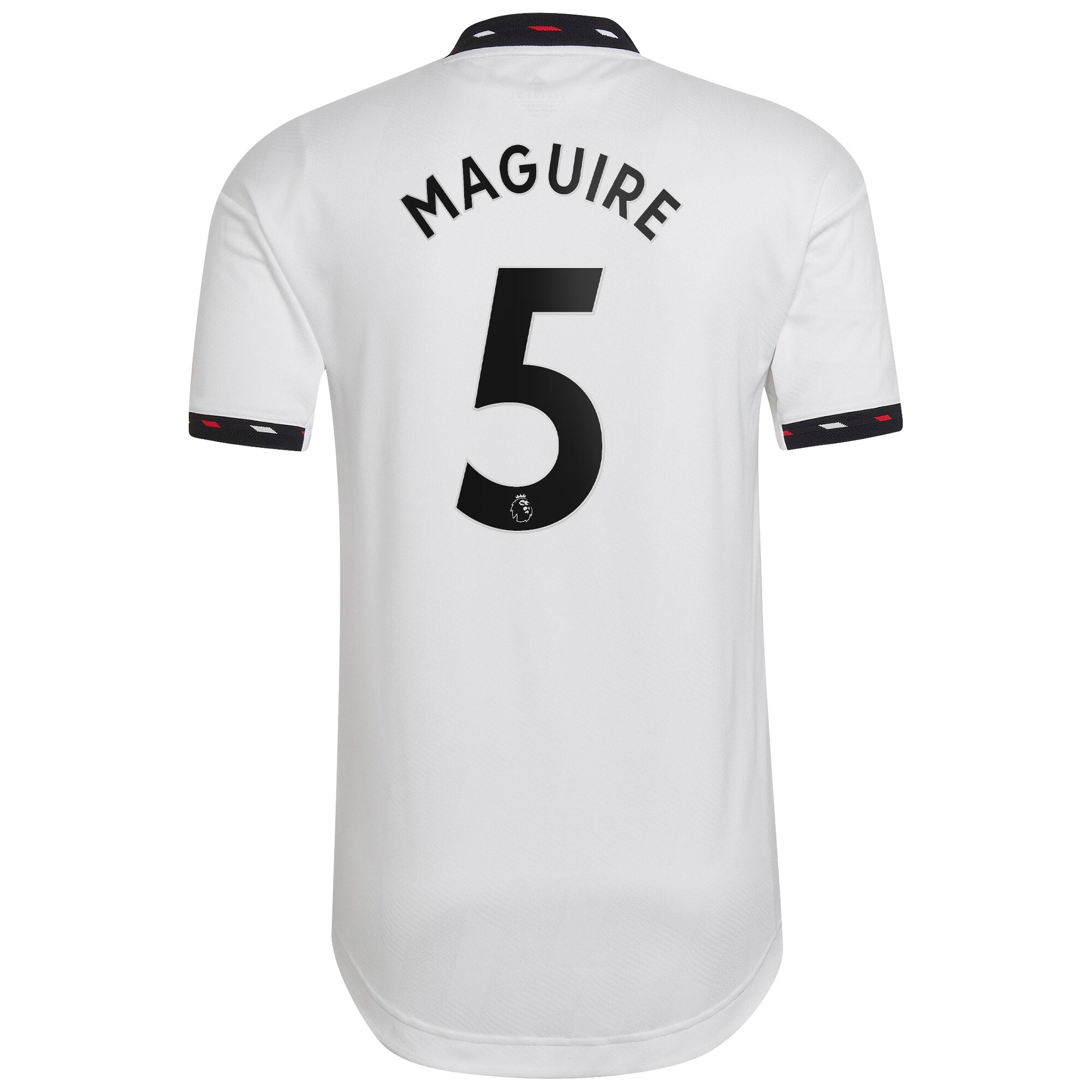 Manchester United Away Authentic Shirt 2022-2023 with Maguire 5 printing