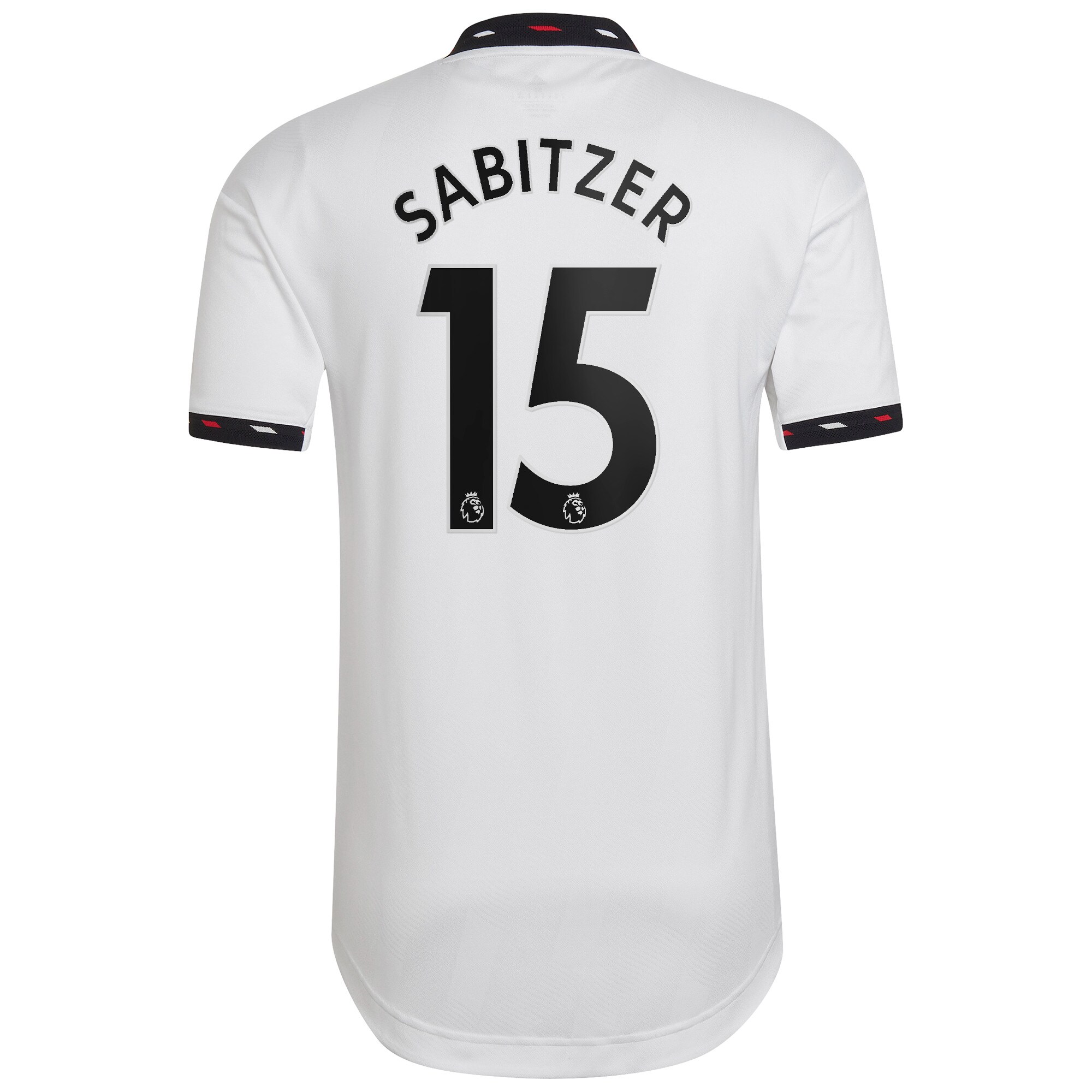 Manchester United Away Authentic Shirt 2022-23 with Sabitzer 15 printing