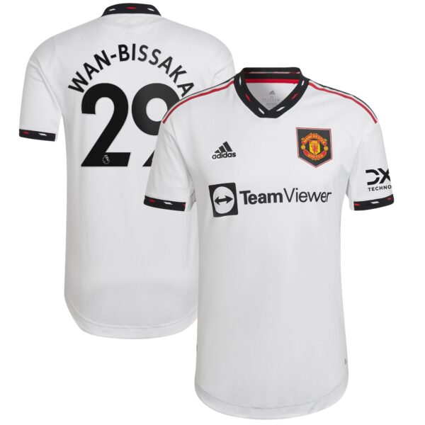 Manchester United Away Authentic Shirt 2022-23 with Wan-Bissaka 29 printing