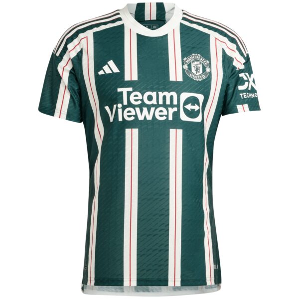 Manchester United Away Authentic Shirt 2023-24 with R. Varane 19 printing