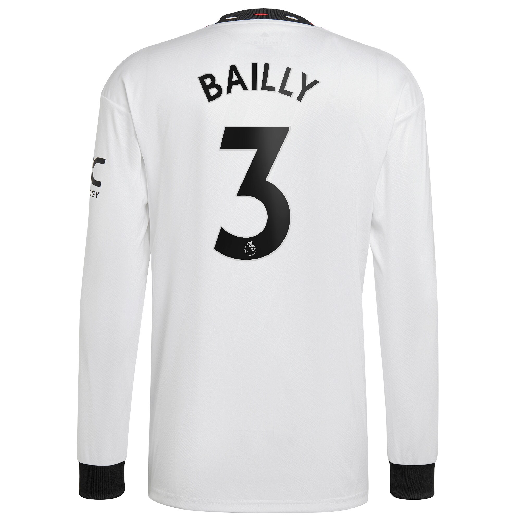 Manchester United 2022-23 Away Shirt - Long Sleeve with Bailly 3 printing