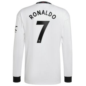 Manchester United Away Shirt 2022-2023 with Ronaldo 7 printing