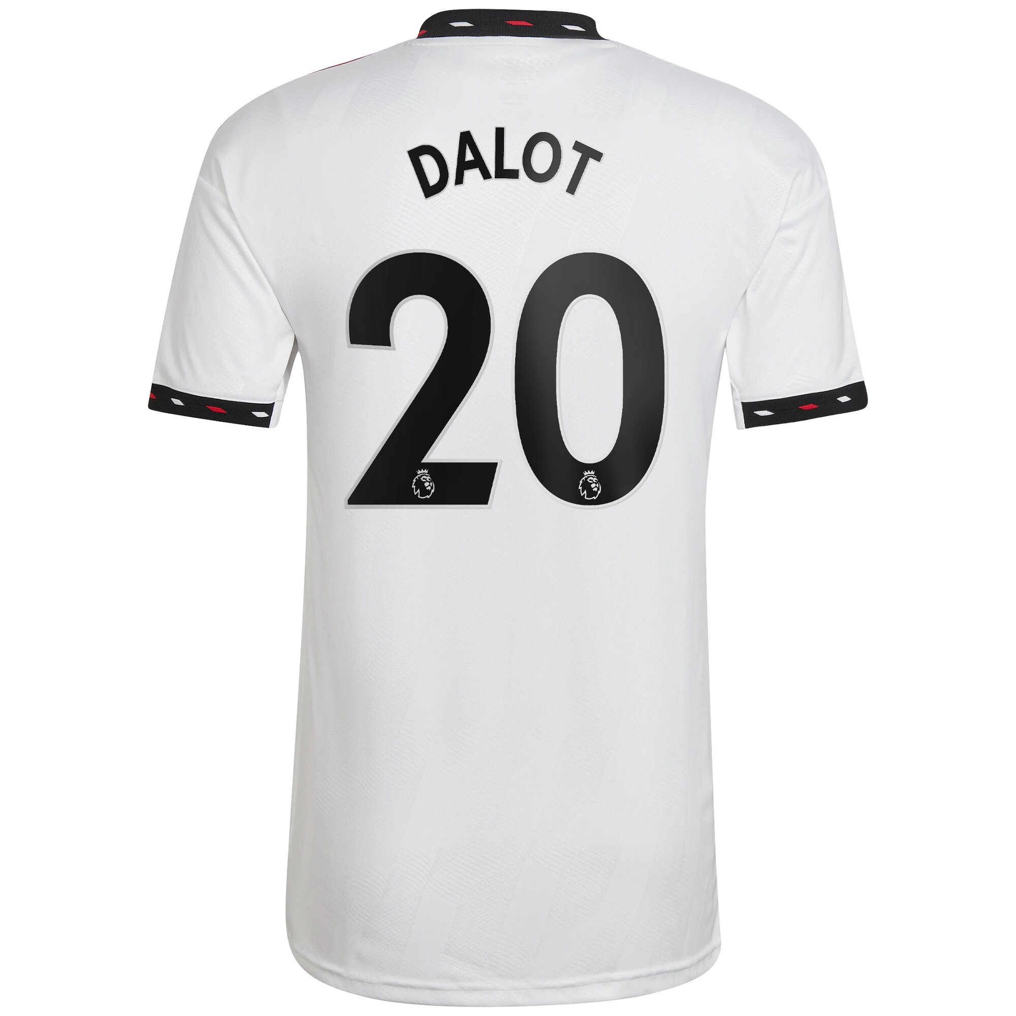 Manchester United Away Shirt 2022-23 with Dalot 20 printing