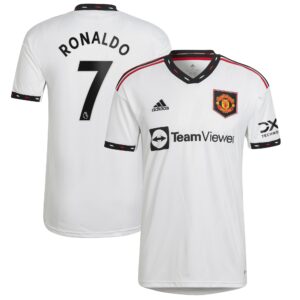 Manchester United Away Shirt 2022-2023 with Ronaldo 7 printing