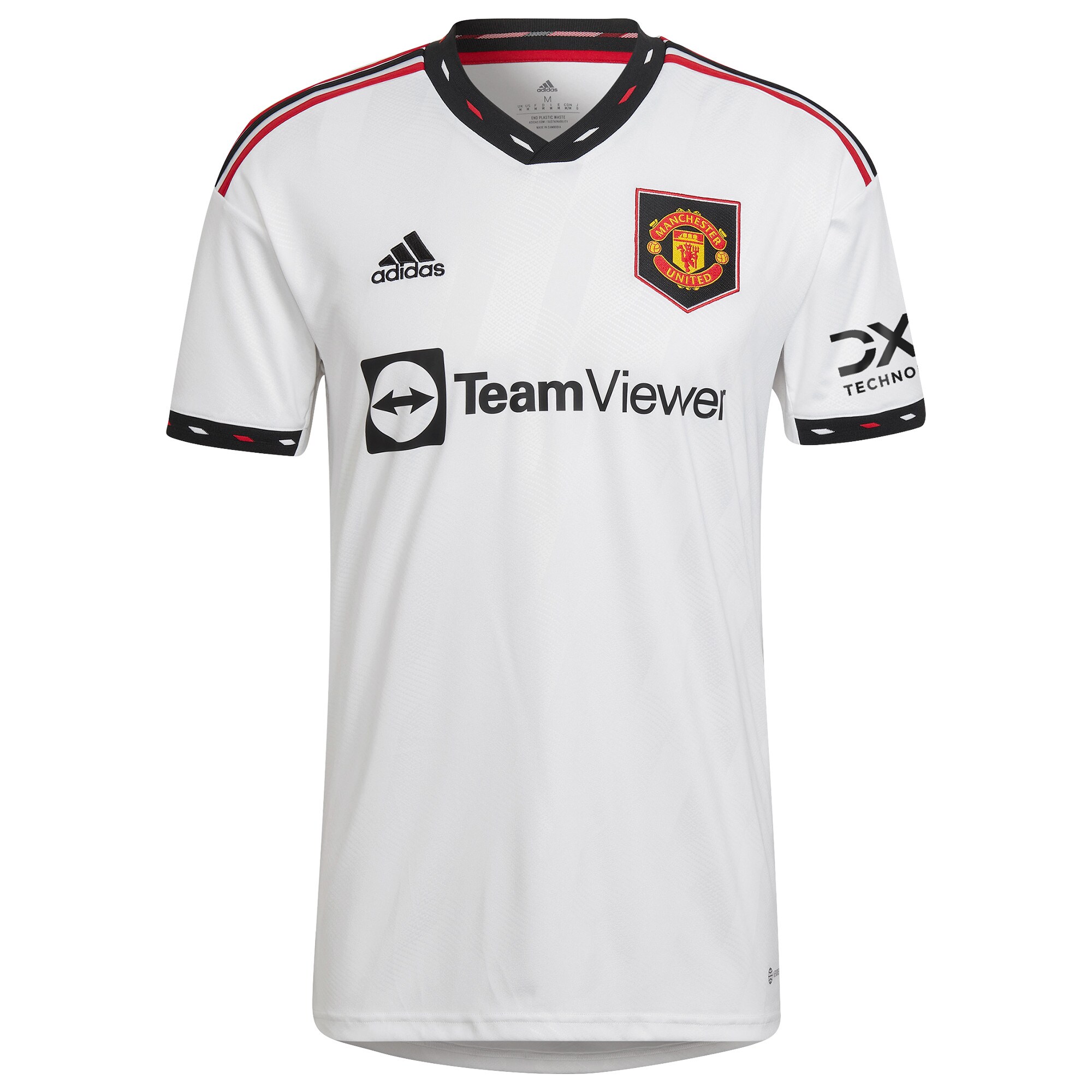 Manchester United Away Shirt 2022-23 with Van De Beek 34 printing