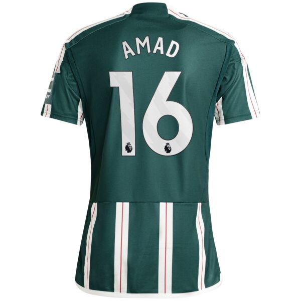 Manchester United Away Shirt 2023-24 With Amad 16 Printing