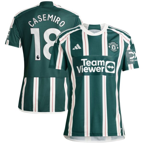 Manchester United Away Shirt 2023-24 with Casemiro 18 printing